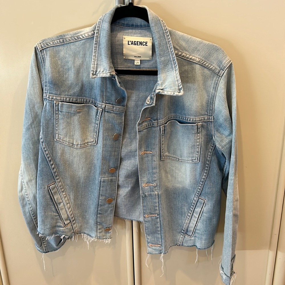 L'AGENCE Janelle Jean Jacket